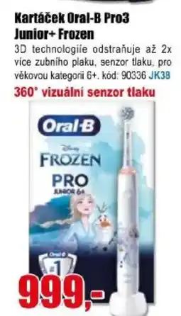 EVA Kartáček Oral-B Pro3 Junior+ Frozen nabídka