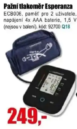 EVA Pažní tlakoměr Esperanza nabídka