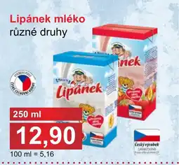 PLUS JIP Lipánek mléko nabídka