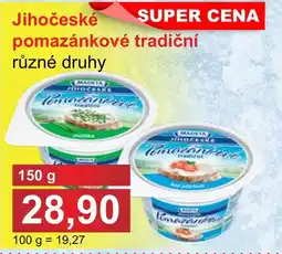 PLUS JIP Jihočeské pomazánkové tradiční nabídka