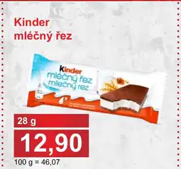 PLUS JIP Kinder mléčný řez nabídka