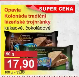 PLUS JIP Opavia Kolonáda tradiční lázeňské trojhránky nabídka