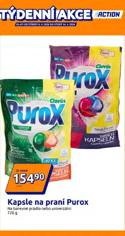 Action Kapsle na praní Purox nabídka