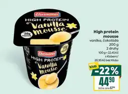 Billa High protein mousse nabídka