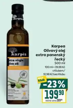 Billa Karpea Olivový olej extra panenský řecký nabídka