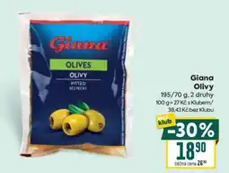 Billa Giana olivy nabídka