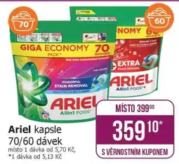 Teta Ariel kapsle, 70/60 dávek nabídka