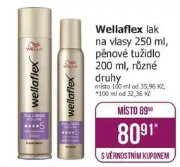 Teta Wellaflex lak na vlasy 250 ml pěnové tužidlo 200 ml nabídka
