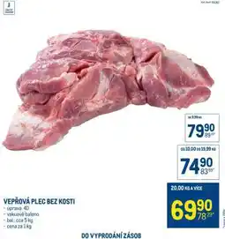 Makro Vepřová plec bez kosti nabídka