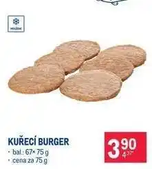 Makro Kuřecí burger nabídka