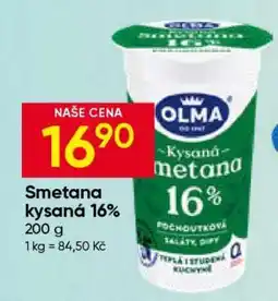 Hruška Smetana kysaná 16% nabídka
