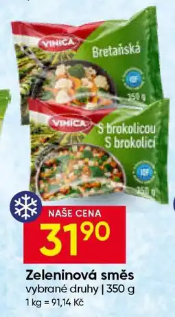 Hruška Zeleninová směs nabídka