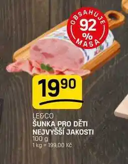 Flop ŠUNKA PRO DĚTI NEJVYŠŠÍ JAKOSTI nabídka
