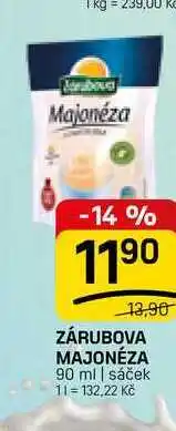 Flop ZÁRUBOVA MAJONÉZA nabídka