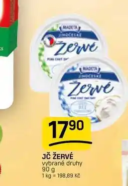 Flop JČ ŽERVÉ vybrané druhy nabídka