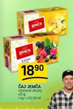Flop ČAJ JEMČA vybrané druhy nabídka