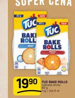 Flop TUC BAKE ROLLS vybrané druhy nabídka