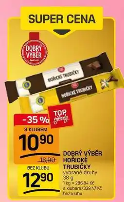 Flop DOBRÝ VÝBĚR HOŘICKÉ TRUBIČKY vybrané druhy nabídka