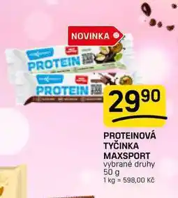 Flop PROTEINOVÁ TYČINKA MAXSPORT vybrané druhy nabídka