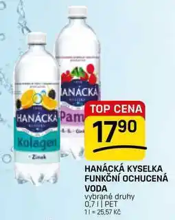 Flop HANÁCKÁ KYSELKA FUNKČNÍ OCHUCENÁ VODA vybrané druhy nabídka