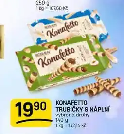 Flop KONAFETTO TRUBIČKY S NÁPLNÍ vybrané druhy nabídka