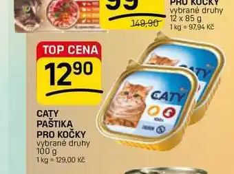 Flop CATY PAŠTIKA PRO KOČKY vybrané druhy nabídka