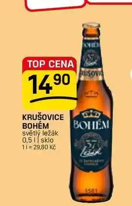 Flop KRUŠOVICE BOHÉM světlý ležák nabídka