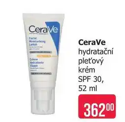 Teta CeraVe hydratační Crime Hydratante Visage pleťový krém SPF 30 nabídka