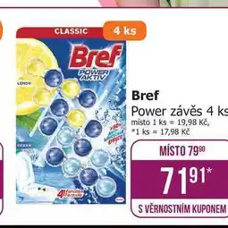 Teta Bref Power Aktiv WC blok 4x50ml, vybrané druhy 200g nabídka