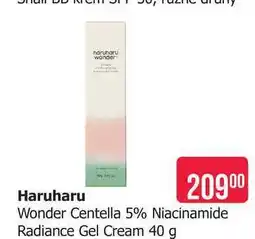 Teta Haruharu Wonder Centella 5% Niacinamide Radiance Gel Cream nabídka