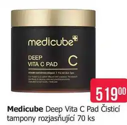 Teta Medicube Deep Vita C Pad Čisticí tampony rozjasňující 70 ks nabídka