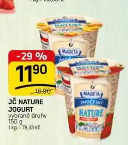 Flop JČ NATURE JOGURT vybrané druhy nabídka