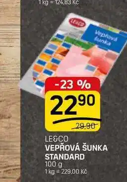 Flop VEPŘOVÁ ŠUNKA STANDARD nabídka