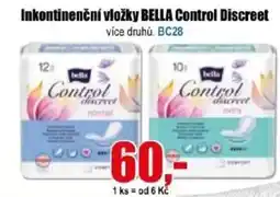 EVA Inkontinenční vložky BELLA Control Discreet nabídka