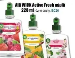 EVA AIR WICK Active Fresh náplň nabídka