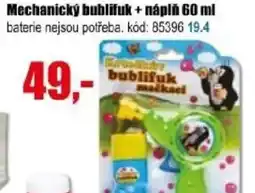 EVA Mechanický bublifuk + náplň nabídka