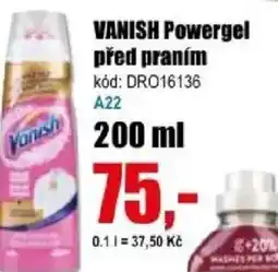 EVA VANISH Powergel před praním nabídka