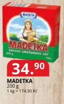 Potraviny CZ Madeta Madetka nabídka