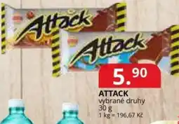 Potraviny CZ Attack nabídka