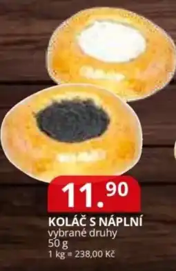 Potraviny CZ Koláč s náplní nabídka