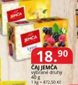 Potraviny CZ Čaj jemča nabídka