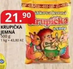 Potraviny CZ Krupička jemná nabídka
