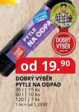 Potraviny CZ Dobrý výběr pytle na odpad nabídka