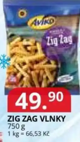 Potraviny CZ Aviko Zig zag vlnky nabídka