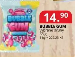 Potraviny CZ Bubble gum nabídka