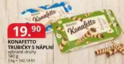 Potraviny CZ Konafetto trubičky s náplní nabídka