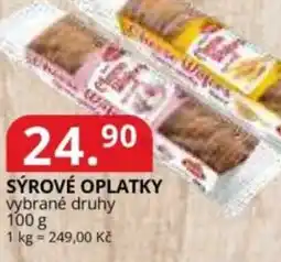 Potraviny CZ Sýrové oplatky nabídka
