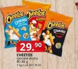 Potraviny CZ Cheetos nabídka