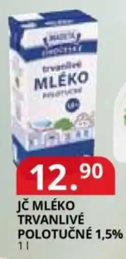 Potraviny CZ Madeta Jč mléko trvanlivé polotučné 1,5% nabídka