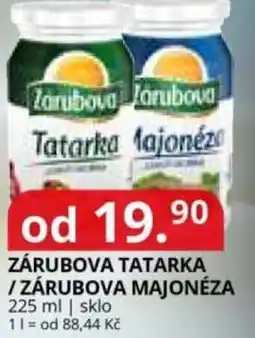 Potraviny CZ Zárubova tatarka zárubova majonéza nabídka